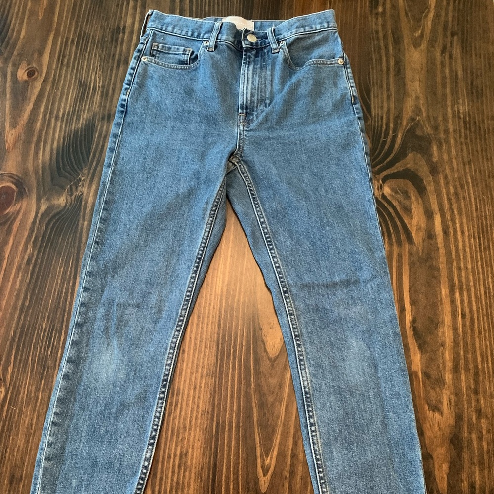 Everlane The High Rise Skinny Ankle Jeans size 25